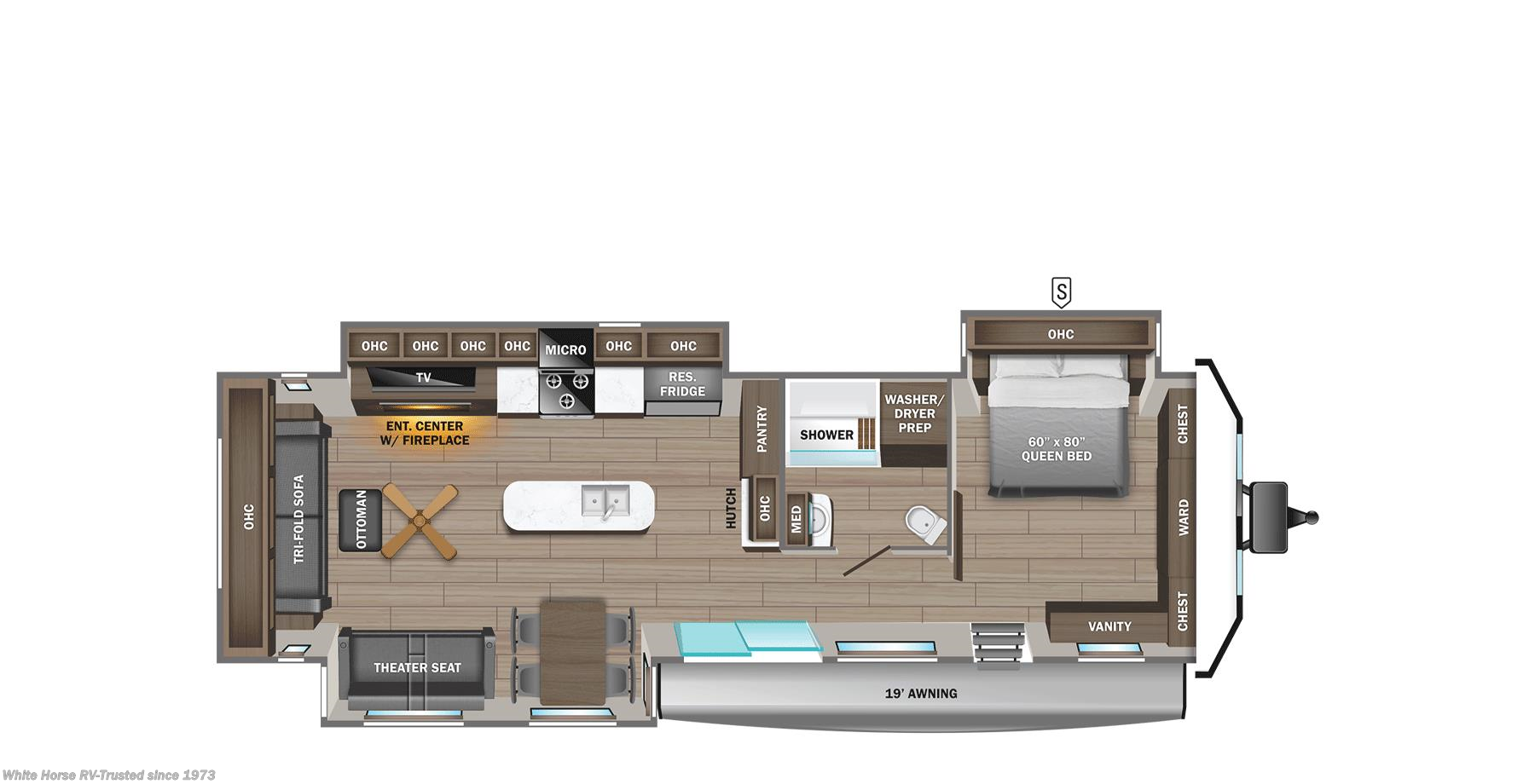 Floorplan of 2026 Jayco Jay Flight Bungalow 40RLTS
