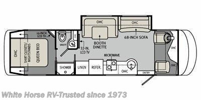 2011 Monaco RV Vesta 32PBS - Used Class A For Sale by White Horse RV Center in Williamstown, New Jersey features Slideout, Microwave, Stove, Queen Bed, Refrigerator