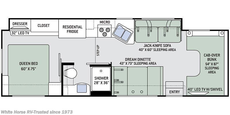 2017 Thor Motor Coach Quantum PD31 - Used Class C For Sale by White Horse RV Center in Williamstown, New Jersey features Ladder, Stove Top Burner, Refrigerator, Skylight, Slideout