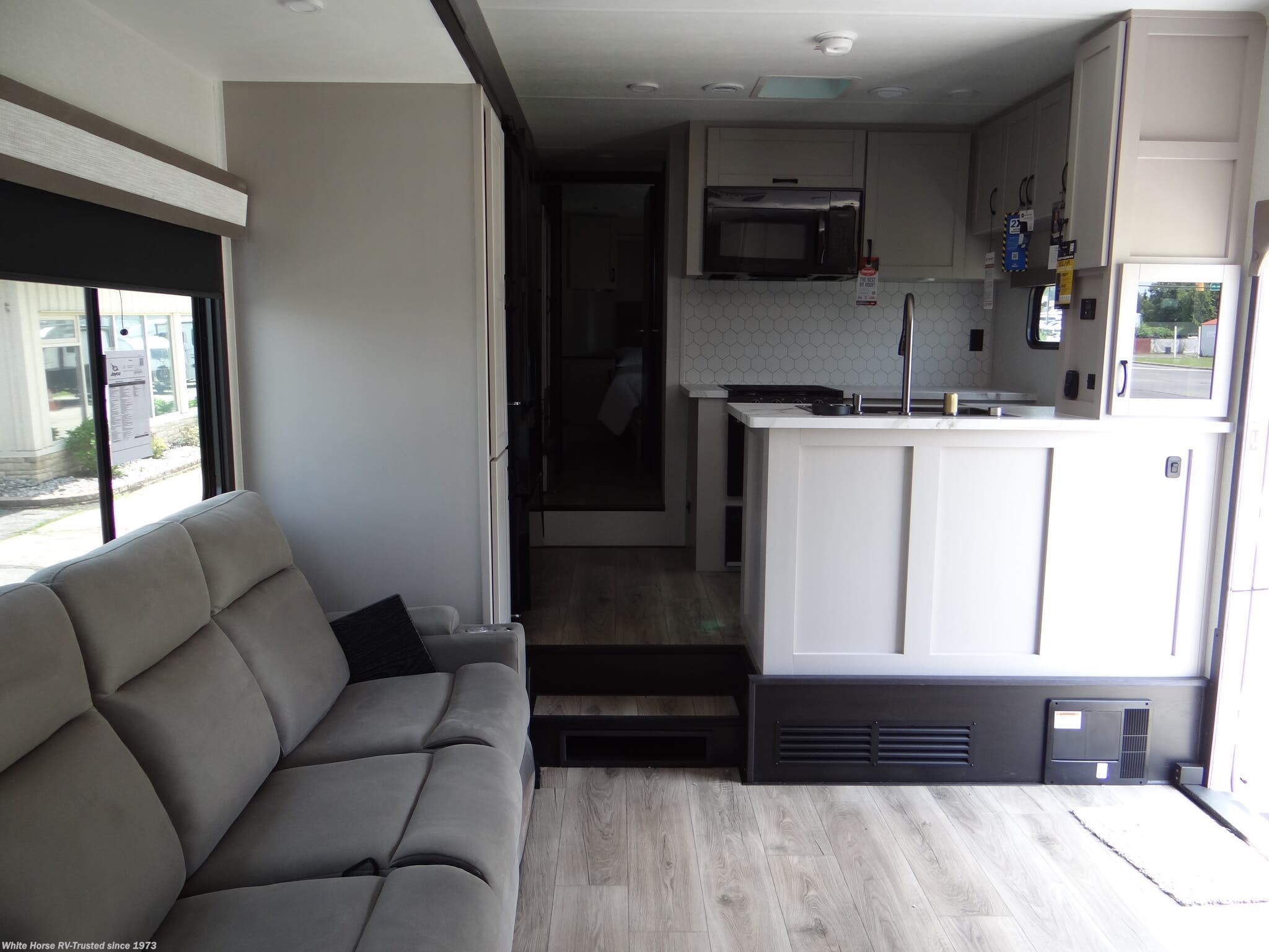 2026 Seismic 413 Double Slide, Side & Rear Patio Decks by Jayco from White Horse RV Center in Williamstown, New Jersey