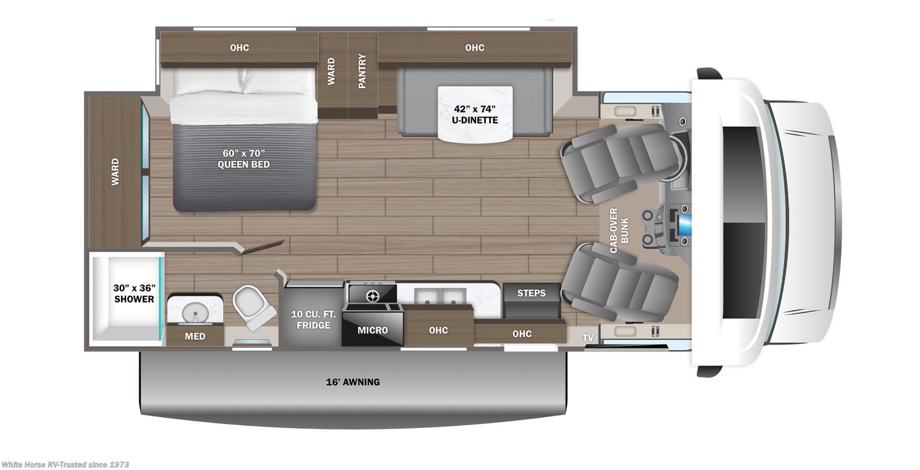 Floorplan of 2025 Jayco Redhawk 24B