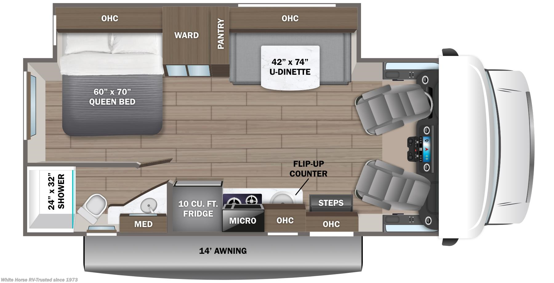Floorplan of 2024 Jayco Melbourne 24L
