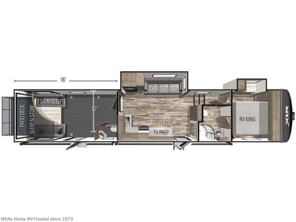 2022 Forest River XLR Boost 36T - Used Fifth Wheel For Sale by White Horse RV Center in Williamstown, New Jersey features Roof Vents, Air Conditioning, Stove, Fuel Cell w/ Pump Station, Bath & 1/2