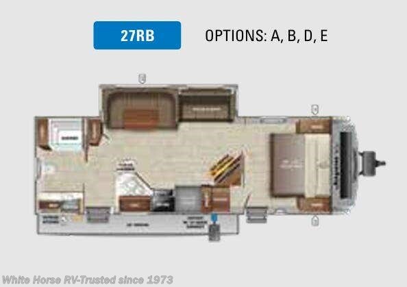 Floorplan of 2022 Jayco White Hawk 27RB