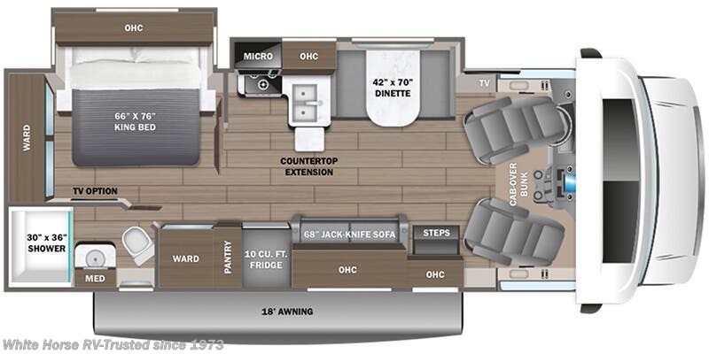 2024 Entegra Coach Esteem 27U - Used Class C For Sale by White Horse RV Center in Williamstown, New Jersey features Generator, Solid Surface Countertops, Stove Top Burner, Side View Cameras, Power Awning