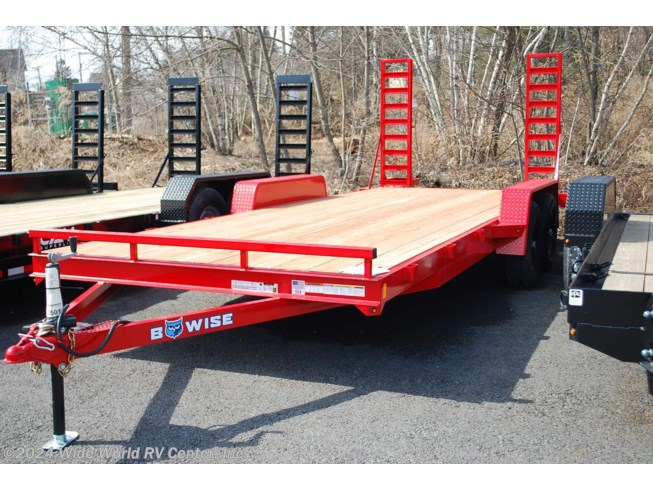 New 2022 BWISE EH20-10ELE 10K Light Duty Tandem Axle Equipment Trailer available in Wilkes-Barre, Pennsylvania
