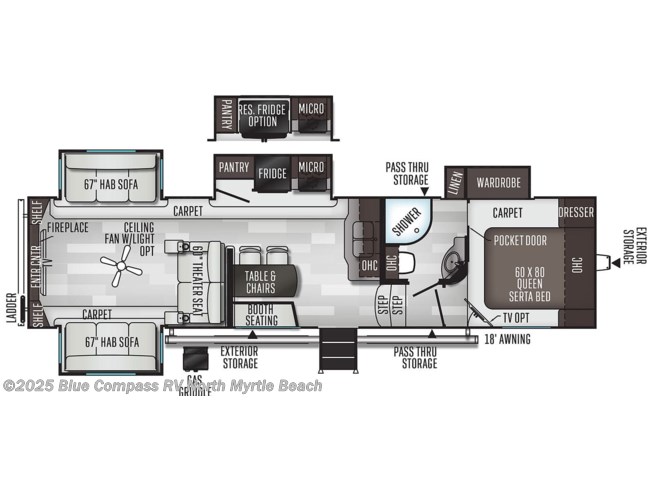 Scfs1767 2021 Forest River Flagstaff Super Lite 529rlks Fifth Wheel For Sale In Longs Sc