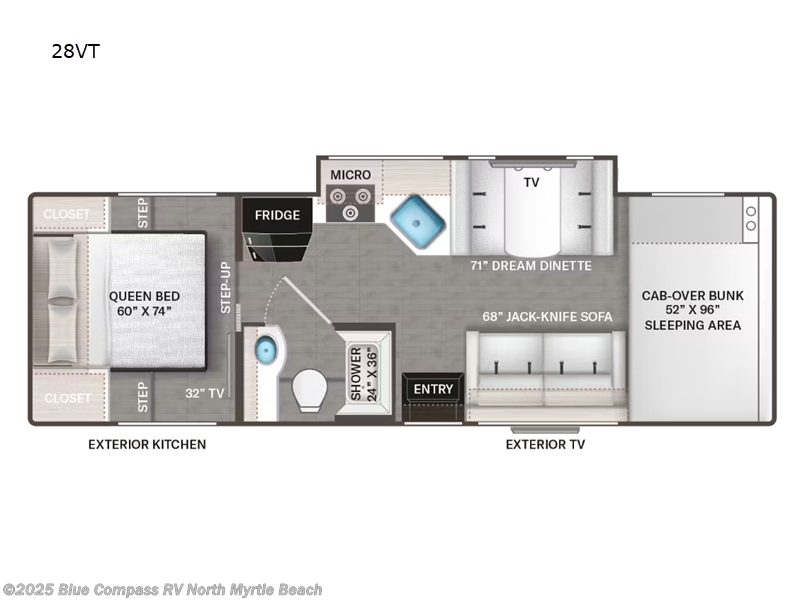 2024 Thor Motor Coach Geneva 28VT - Used Class C For Sale by Blue Compass RV North Myrtle Beach in Longs, South Carolina features Slideout
