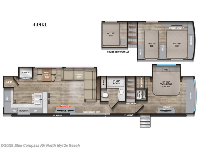 2026 Alliance RV Benchmark 44RKL - New Destination Trailer For Sale by Blue Compass RV North Myrtle Beach in Longs, South Carolina features Slideout