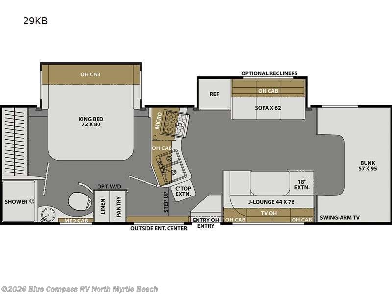 2024 Coachmen Freelander 29KB - Used Class C For Sale by Blue Compass RV North Myrtle Beach in Longs, South Carolina features Slideout