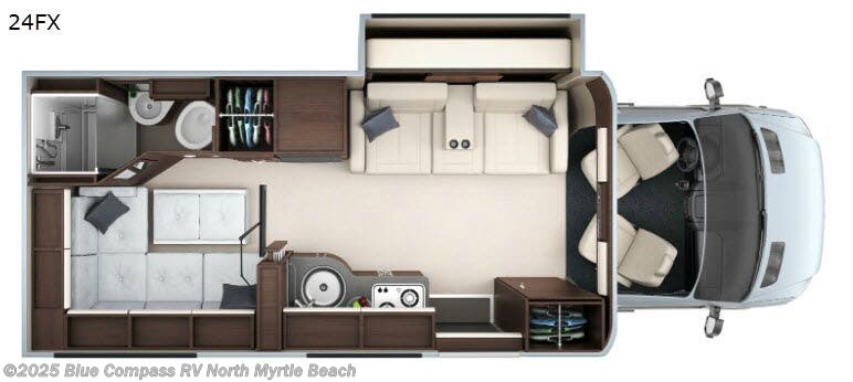 2018 Leisure Travel Unity U24fx - Used Class B For Sale by Blue Compass RV North Myrtle Beach in Longs, South Carolina features Slideout
