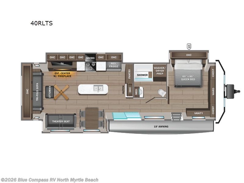 2025 Jayco Jay Flight Bungalow 40RLTS - New Destination Trailer For Sale by Blue Compass RV North Myrtle Beach in Longs, South Carolina features Slideout