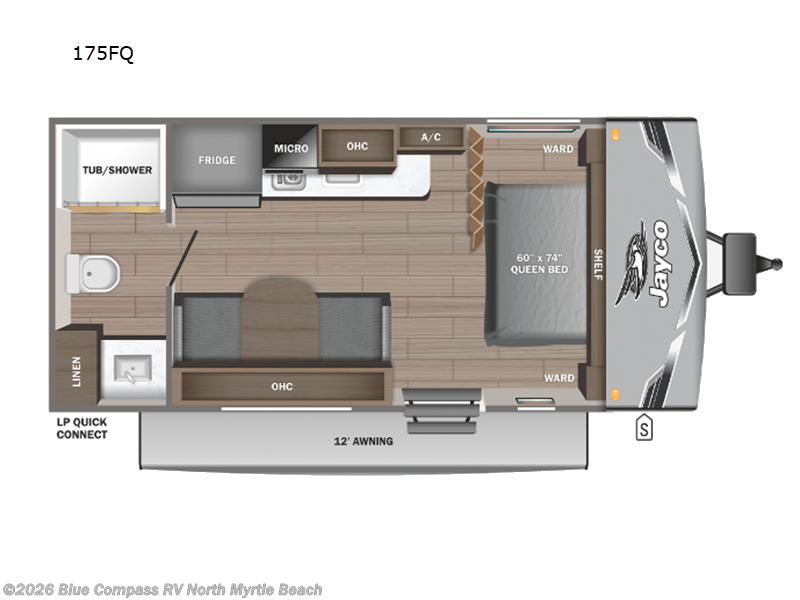2026 Jayco Jay Flight SLX 175FQ - New Travel Trailer For Sale by Blue Compass RV North Myrtle Beach in Longs, South Carolina
