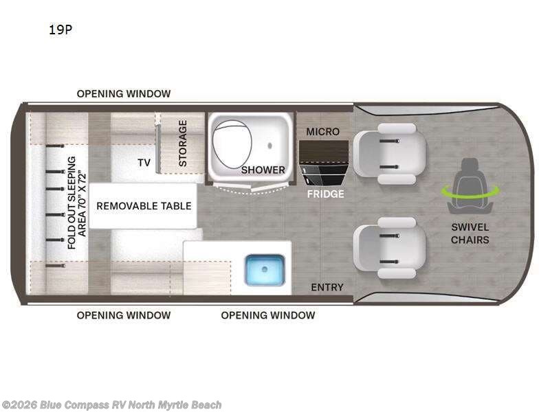 2023 Thor Motor Coach Sanctuary 19P - Used Class B For Sale by Blue Compass RV North Myrtle Beach in Longs, South Carolina