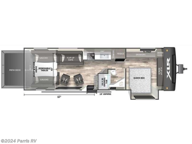 2023 Forest River XLR Hyper Lite 3517 - New Toy Hauler For Sale by Parris RV in Murray, Utah