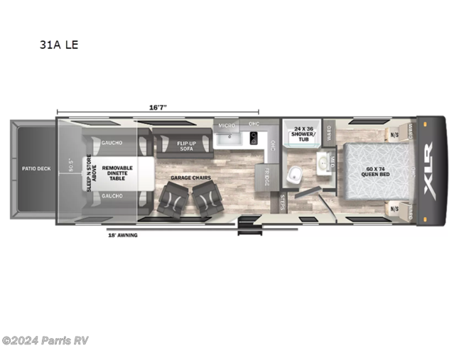 2023 Forest River XLR Hyperlite 31A LE - New Toy Hauler For Sale by Parris RV in Murray, Utah