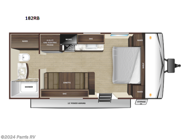 2023 Highland Ridge Open Range Conventional 182RB - New Travel Trailer For Sale by Parris RV in Murray, Utah