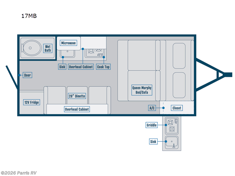 2025 Bontrager Outdoors Standard 17MB - New Travel Trailer For Sale by Parris RV in Murray, Utah