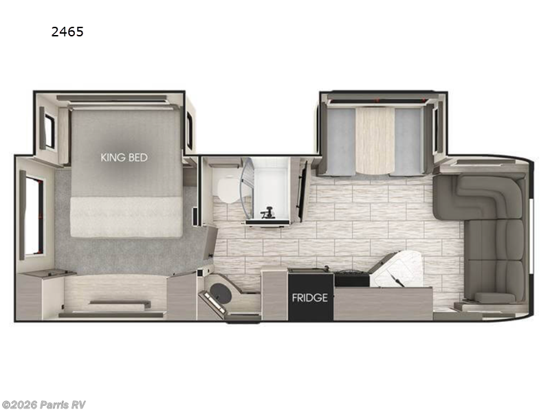 2025 Lance Lance Travel Trailers 2465 - New Travel Trailer For Sale by Parris RV in Murray, Utah features Slideout