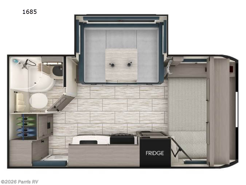 2025 Lance Lance Travel Trailers 1685 - New Travel Trailer For Sale by Parris RV in Murray, Utah features Slideout