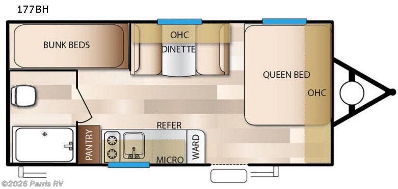 2018 Forest River EVO FS T177BH - Used Travel Trailer For Sale by Parris RV in Murray, Utah