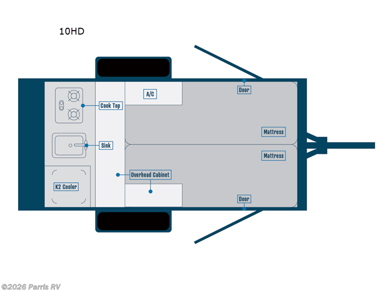 2025 Bontrager Outdoors Compact 10HD - New Travel Trailer For Sale by Parris RV in Murray, Utah