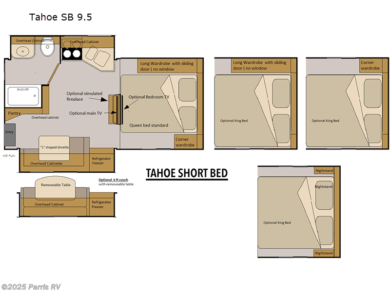 2023 Host Tahoe SB Host Campers  9.5 - Used Truck Camper For Sale by Parris RV in Murray, Utah features Slideout