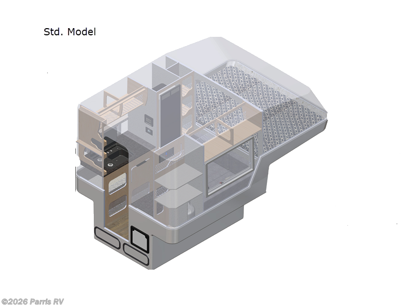 2025 Northern Lite 610 Std. Model - New Truck Camper For Sale by Parris RV in Murray, Utah