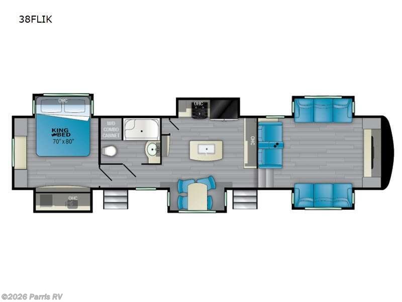 2022 Heartland ElkRidge 38FLIK - Used Fifth Wheel For Sale by Parris RV in Murray, Utah features Slideout