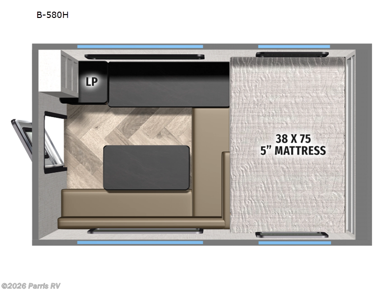 2026 Palomino Backpack Edition B-580H - New Truck Camper For Sale by Parris RV in Murray, Utah