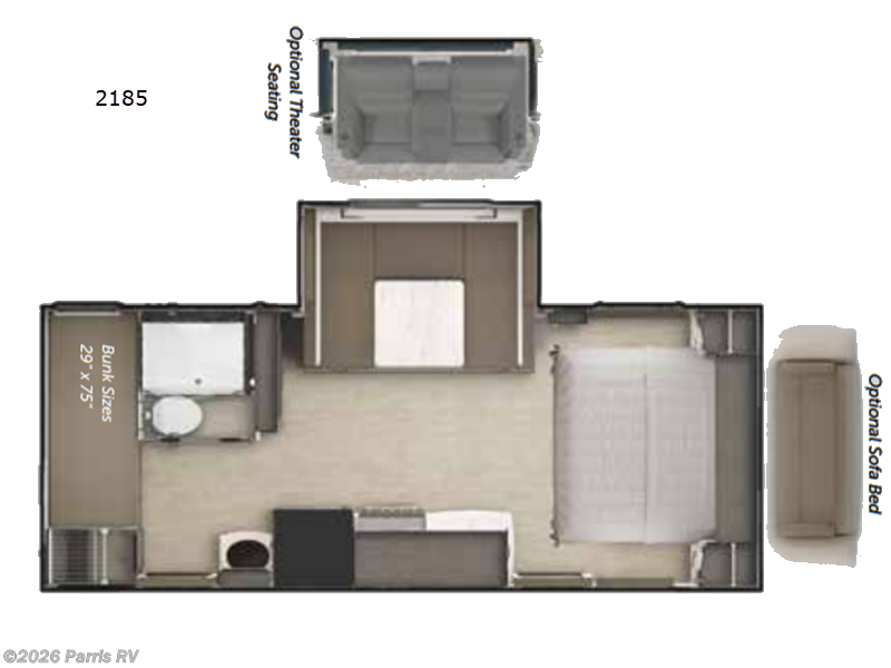 2026 Lance Lance Travel Trailers 2185 - New Travel Trailer For Sale by Parris RV in Murray, Utah features Slideout