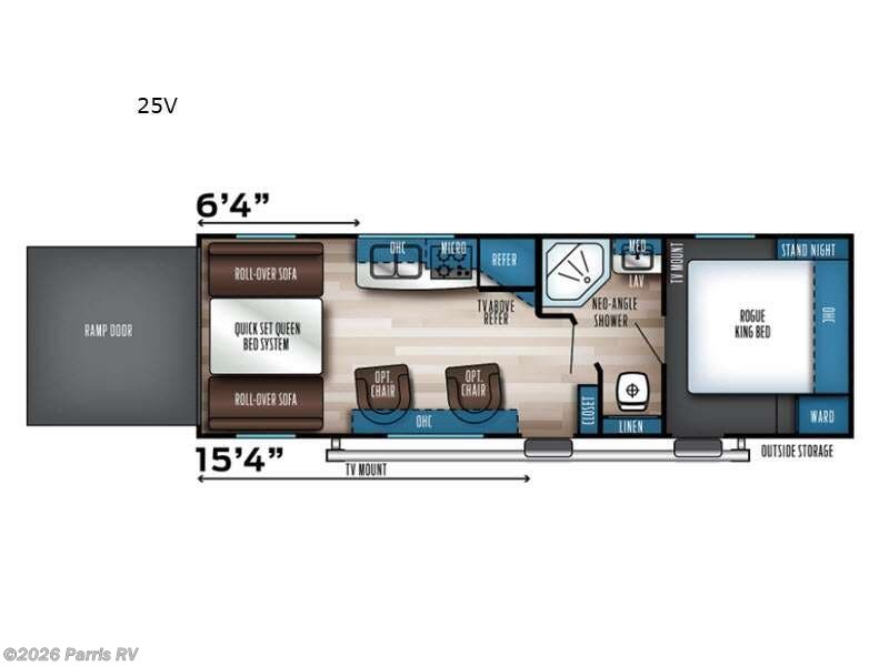 2021 Forest River Vengeance Rogue 25V - Used Toy Hauler For Sale by Parris RV in Murray, Utah