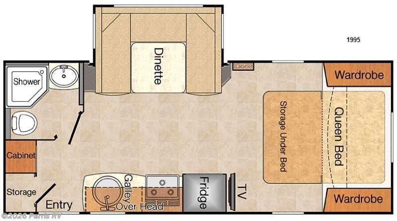 2016 Lance Lance Travel Trailers 1995 - Used Travel Trailer For Sale by Parris RV in Murray, Utah features Slideout