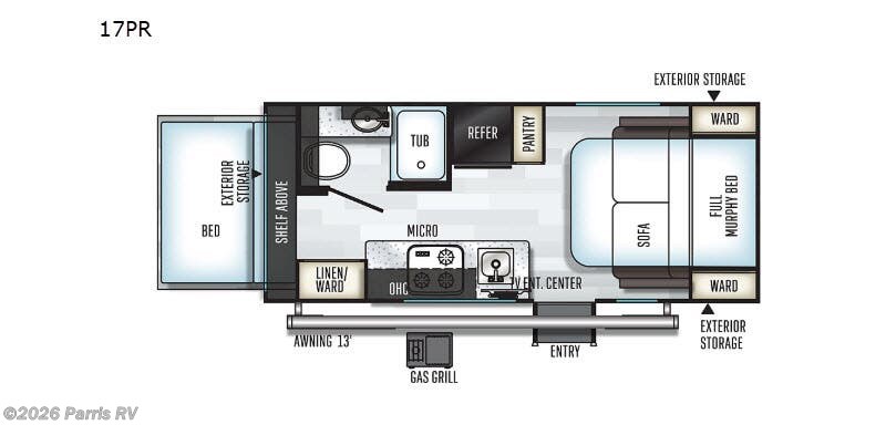 2020 Forest River Rockwood Geo Pro 17PR - Used Travel Trailer For Sale by Parris RV in Murray, Utah