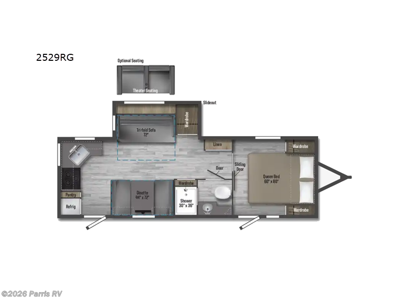 2022 Winnebago Minnie 2529RG - Used Travel Trailer For Sale by Parris RV in Murray, Utah features Slideout
