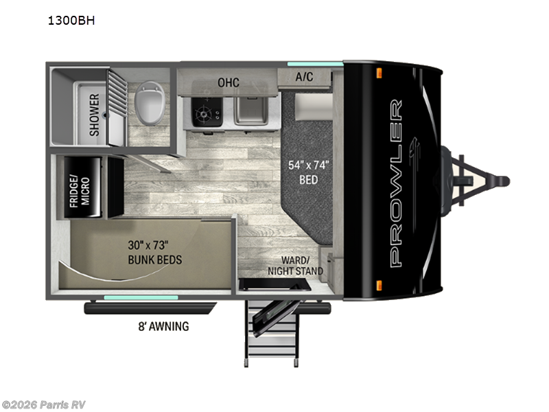 2026 Heartland Prowler 1300BH - New Travel Trailer For Sale by Parris RV in Murray, Utah