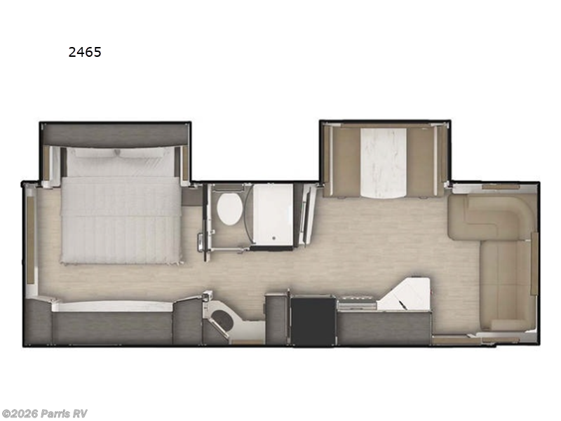 2026 Lance Lance Travel Trailers 2465 - New Travel Trailer For Sale by Parris RV in Murray, Utah features Slideout