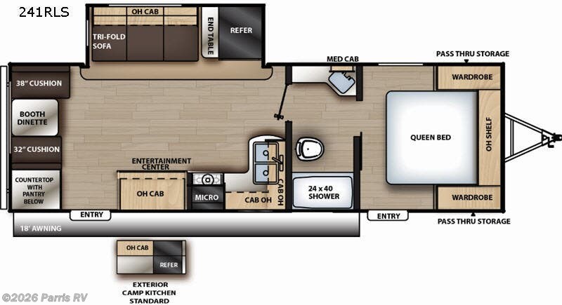 2019 Coachmen Catalina SBX 241RLS - Used Travel Trailer For Sale by Parris RV in Murray, Utah features Slideout
