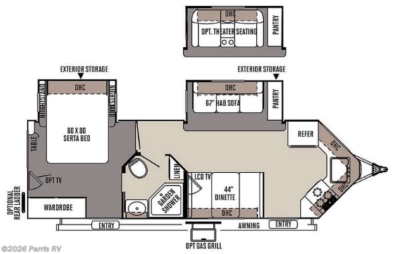 2015 Forest River Rockwood Ultra Lite 2618VS - Used Travel Trailer For Sale by Parris RV in Murray, Utah features Slideout