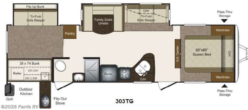 2013 Keystone Laredo Super Lite 303TG - Used Travel Trailer For Sale by Parris RV in Murray, Utah features Slideout