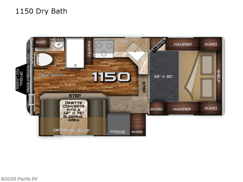 2023 Northwood Arctic Fox Camper 1150 Dry Bath - Used Truck Camper For Sale by Parris RV in Murray, Utah features Slideout