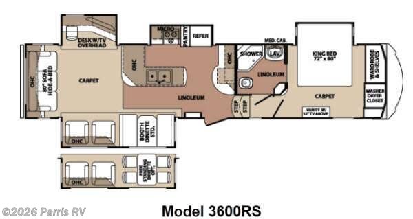 2012 Forest River Blue Ridge 3600RS - Used Fifth Wheel For Sale by Parris RV in Murray, Utah features Slideout