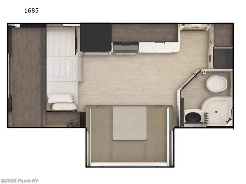 2027 Lance Lance Travel Trailers 1685 - New Travel Trailer For Sale by Parris RV in Murray, Utah features Slideout
