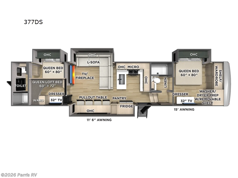 2027 Forest River Puma Mirage 377DS - New Fifth Wheel For Sale by Parris RV in Murray, Utah features Slideout