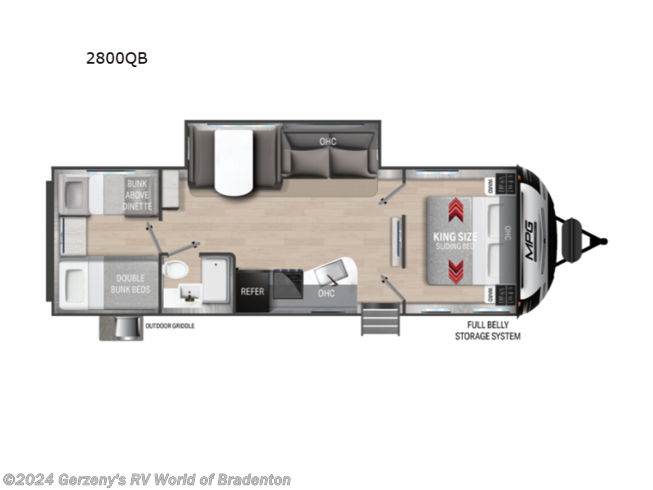 2024 Cruiser RV MPG 2800QB - New Travel Trailer For Sale by Gerzeny