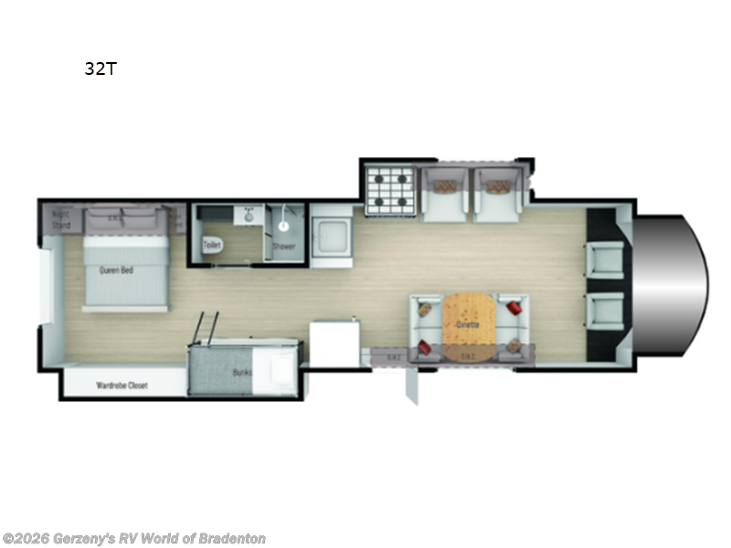 2025 Nexus Triumph 32T - New Class C For Sale by Gerzeny's RV World of Bradenton in Bradenton, Florida features Slideout