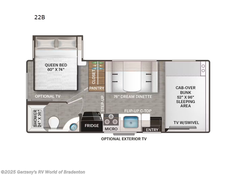 2025 Thor Motor Coach Chateau 22B RV for Sale in Bradenton, FL 34208