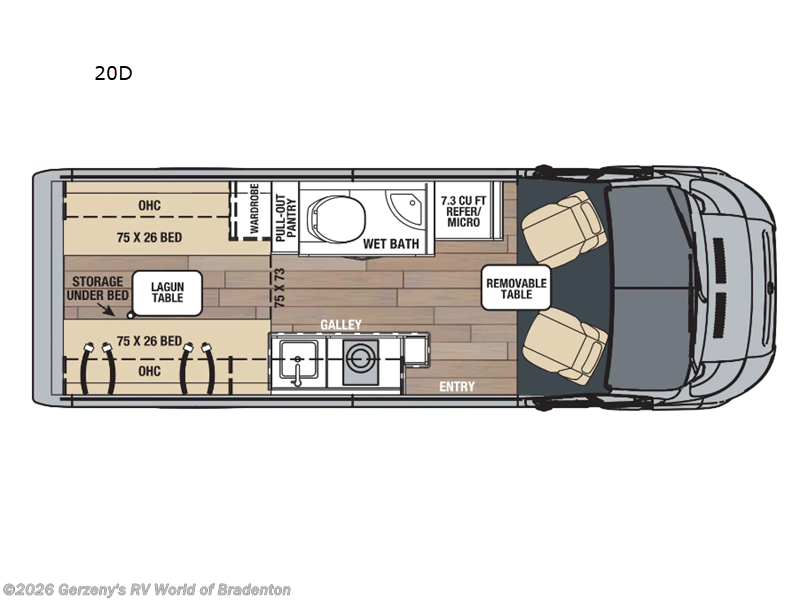 2025 Coachmen Nova 20D - New Class B For Sale by Gerzeny's RV World of Bradenton in Bradenton, Florida