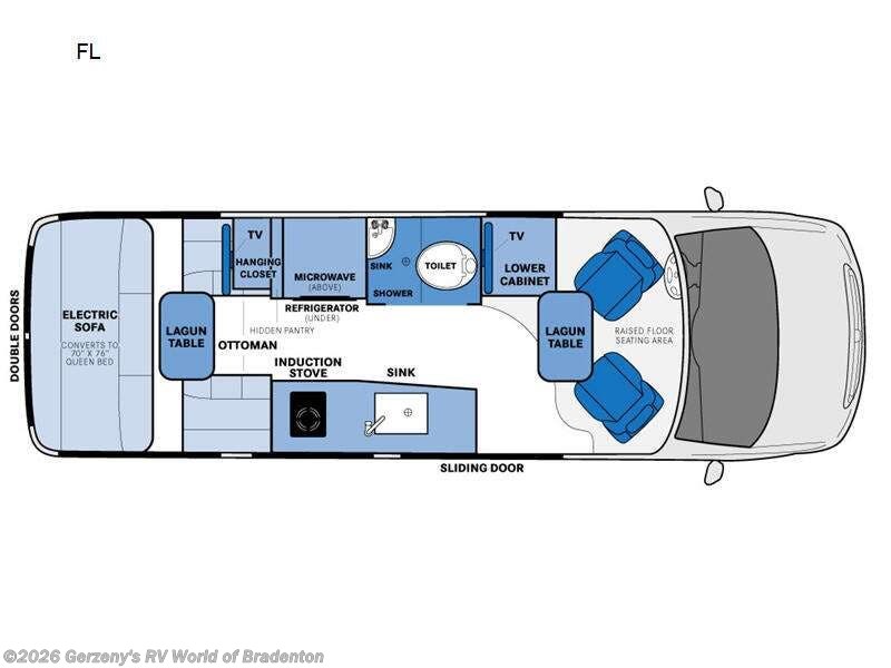 2024 Pleasure-Way Plateau FL - New Class B For Sale by Gerzeny's RV World of Bradenton in Bradenton, Florida