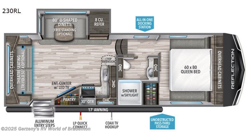 2020 Grand Design Reflection 230RL - Used Fifth Wheel For Sale by Gerzeny's RV World of Bradenton in Bradenton, Florida features Slideout